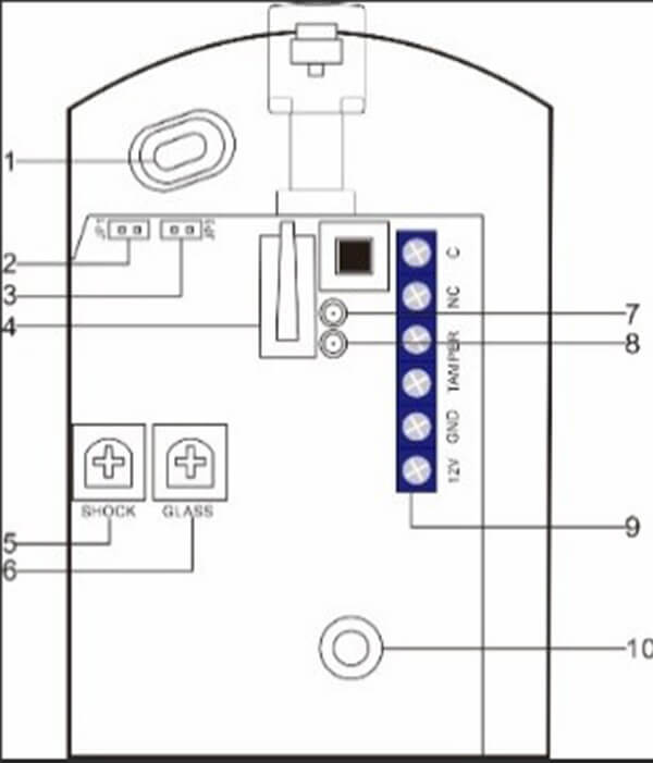 JA-456玻璃破碎探測器使用說明書