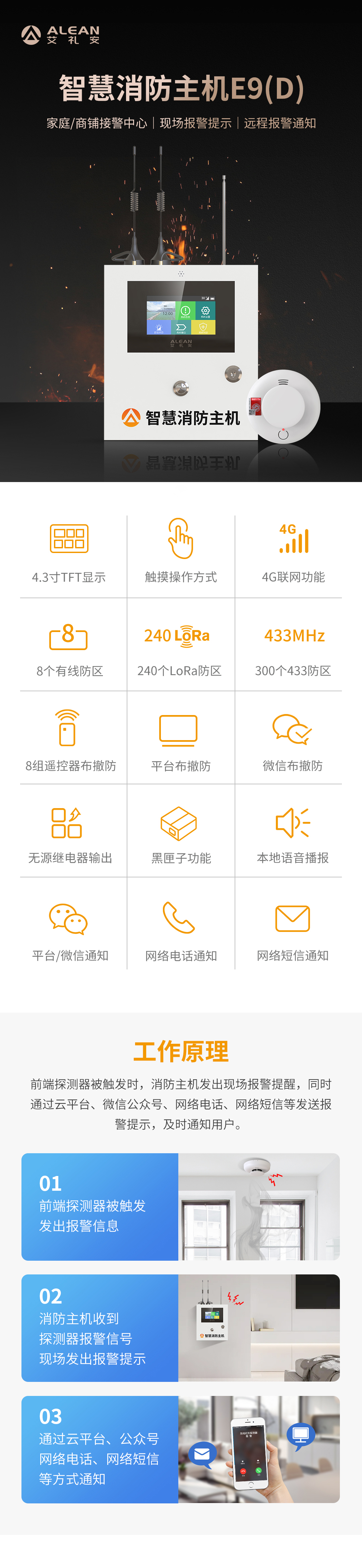 一分鐘了解艾禮安智慧消防主機