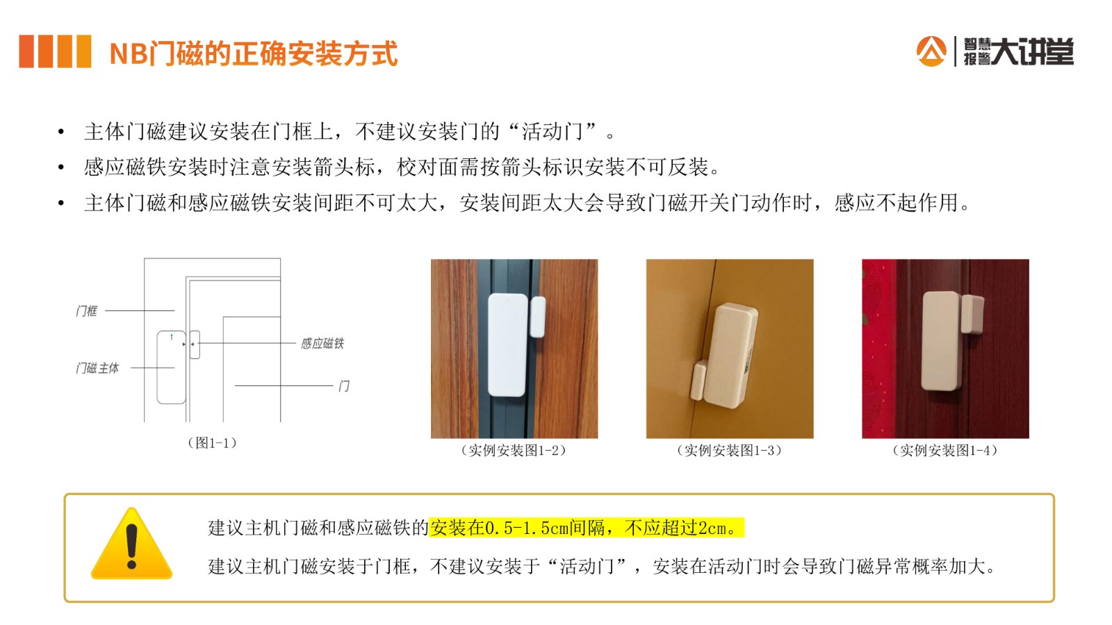 艾禮安智能門磁安裝手冊