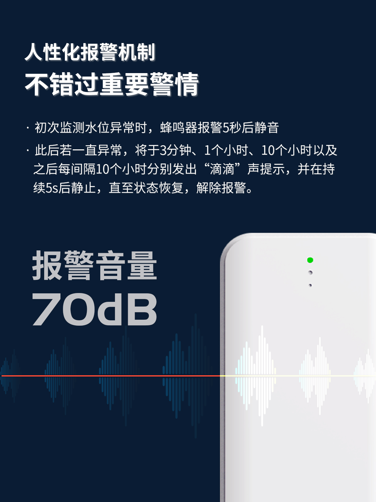 艾禮安NB-IoT智能水浸探測器